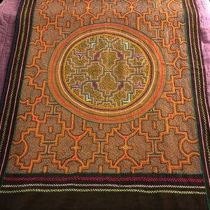 Traditional Shapibo wall hanging from Peru